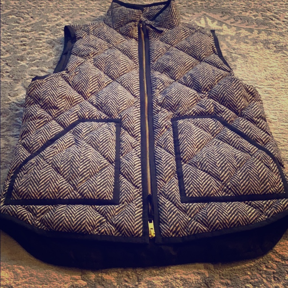 J. Crew factory herringbone vest